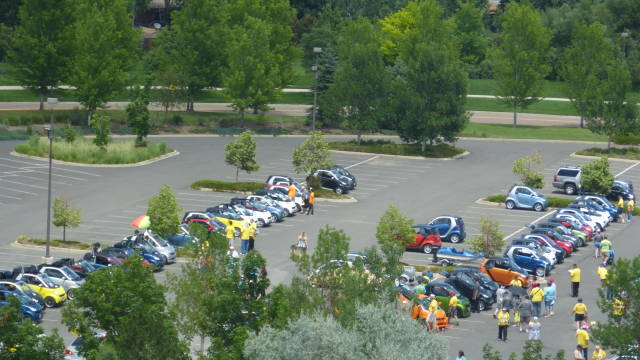 Car Show from above